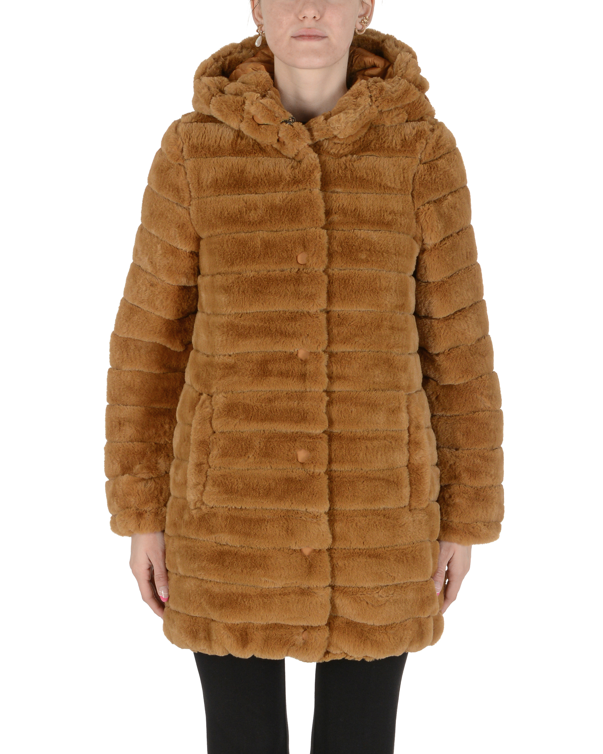 19V69 Italia Womens Coat Camel SENNA CAMEL