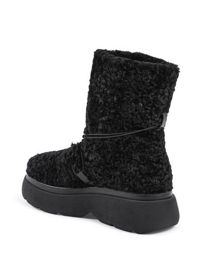 Dana Teddy - Short Boot Black