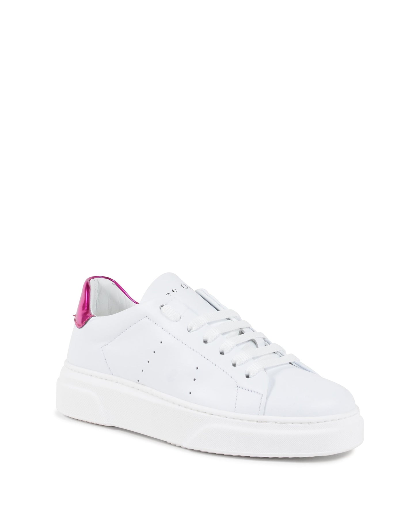 Runaround Sneaker White/Fuxia