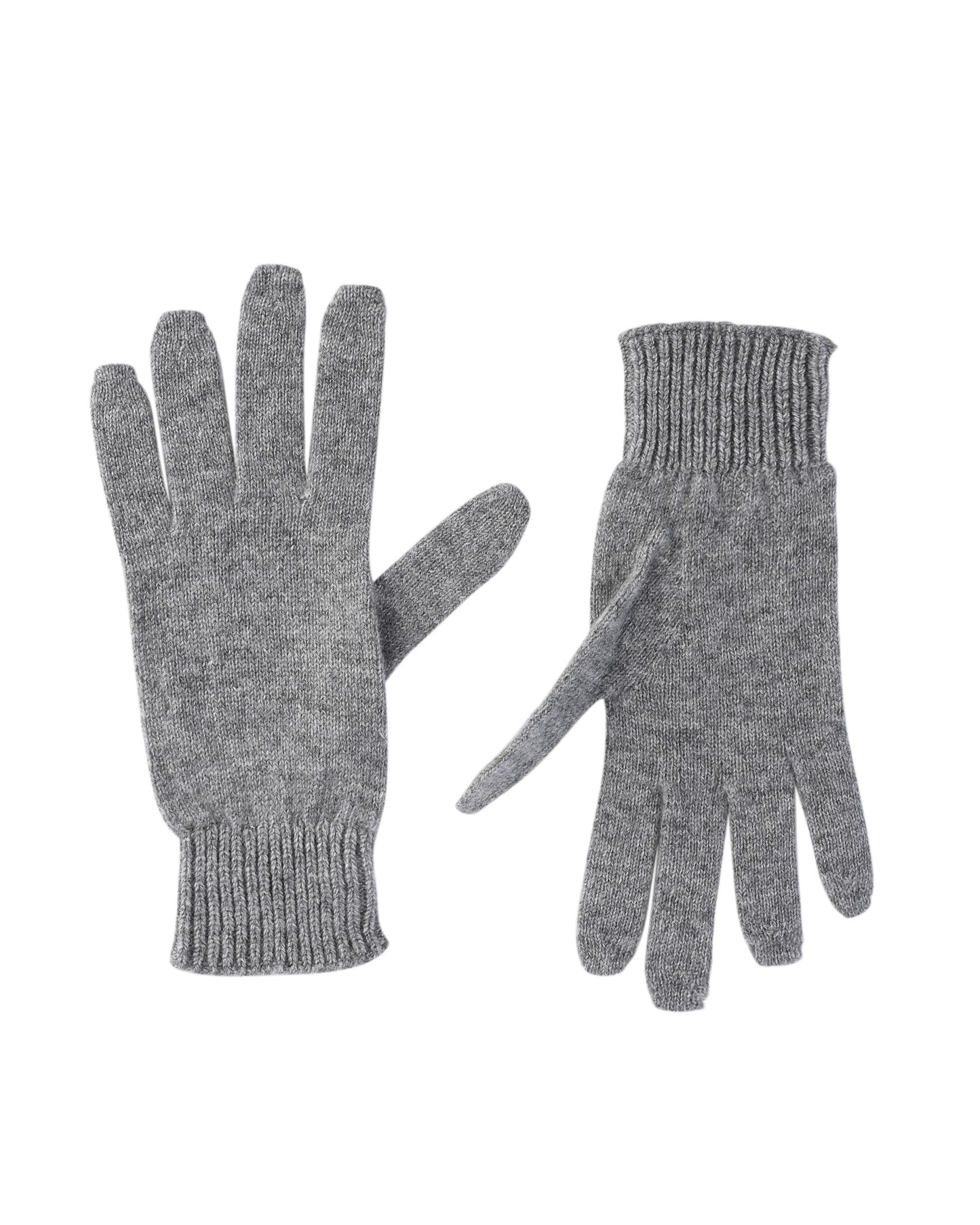 Crown of Edinburgh Cashmere Womens Short Gloves COE 001 SMOG