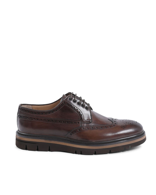 Dee Ocleppo Mens Brogue Shoes  EB138 VITELLO CACAO