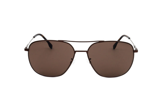 Hugo Boss Mens Sunglasses BOSS 1218 F SK 1OT 62 16 150 MATTE BROWN RUTHENIUM