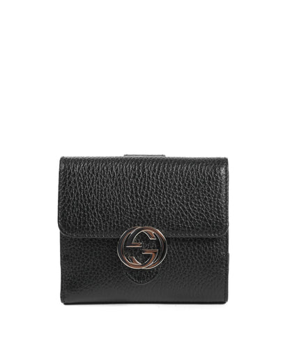 Gucci Leather Interlocking small wallet 615525 CAO0G 1000