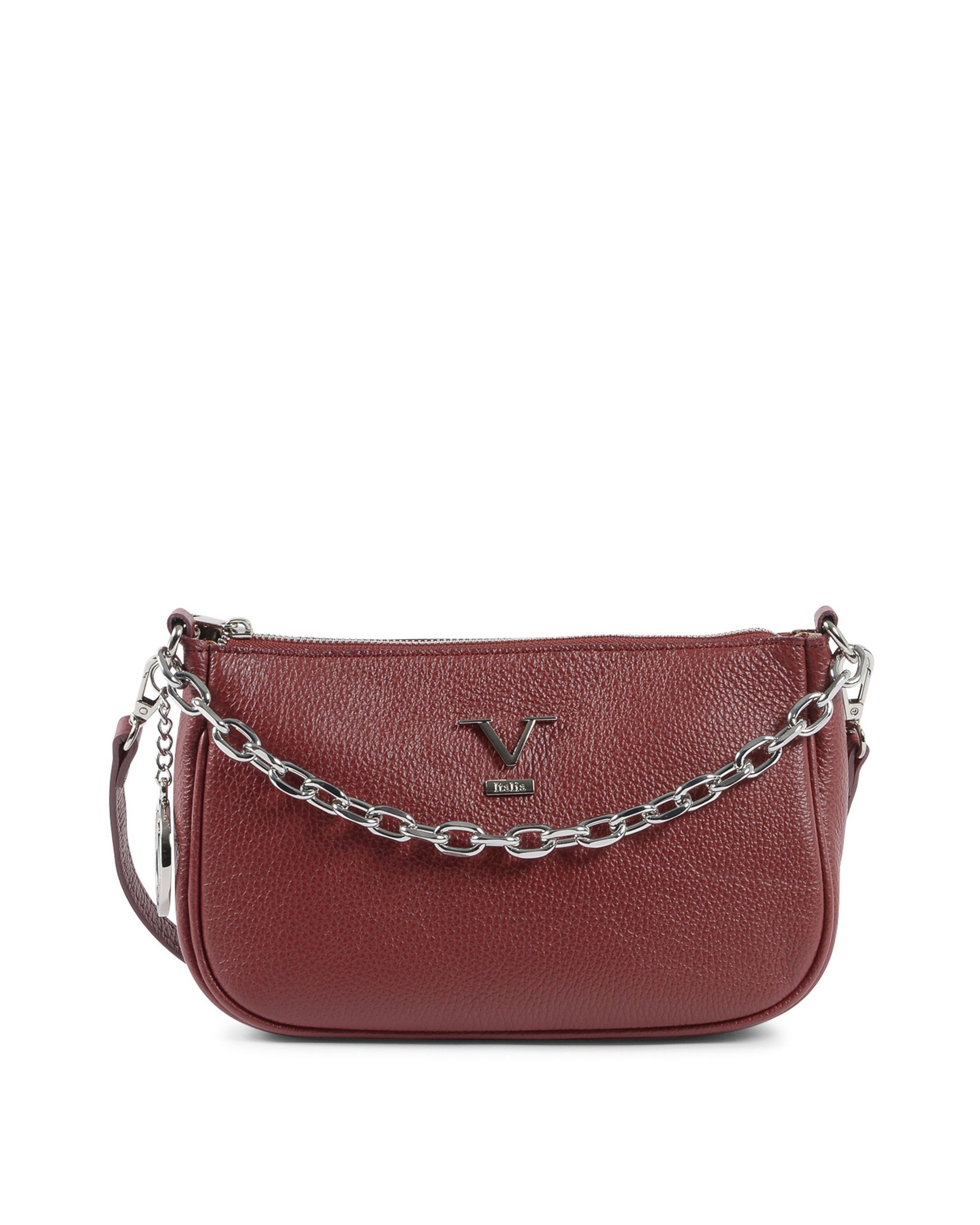 19V69 Italia Womens Handbag Bordeaux VE1735 CERVO BORDEAUX