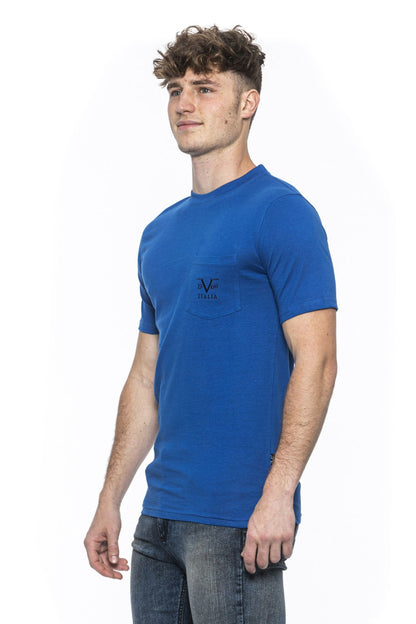 19V69 Italia Mens T-Shirt Blue IVAN ROYAL BLUE