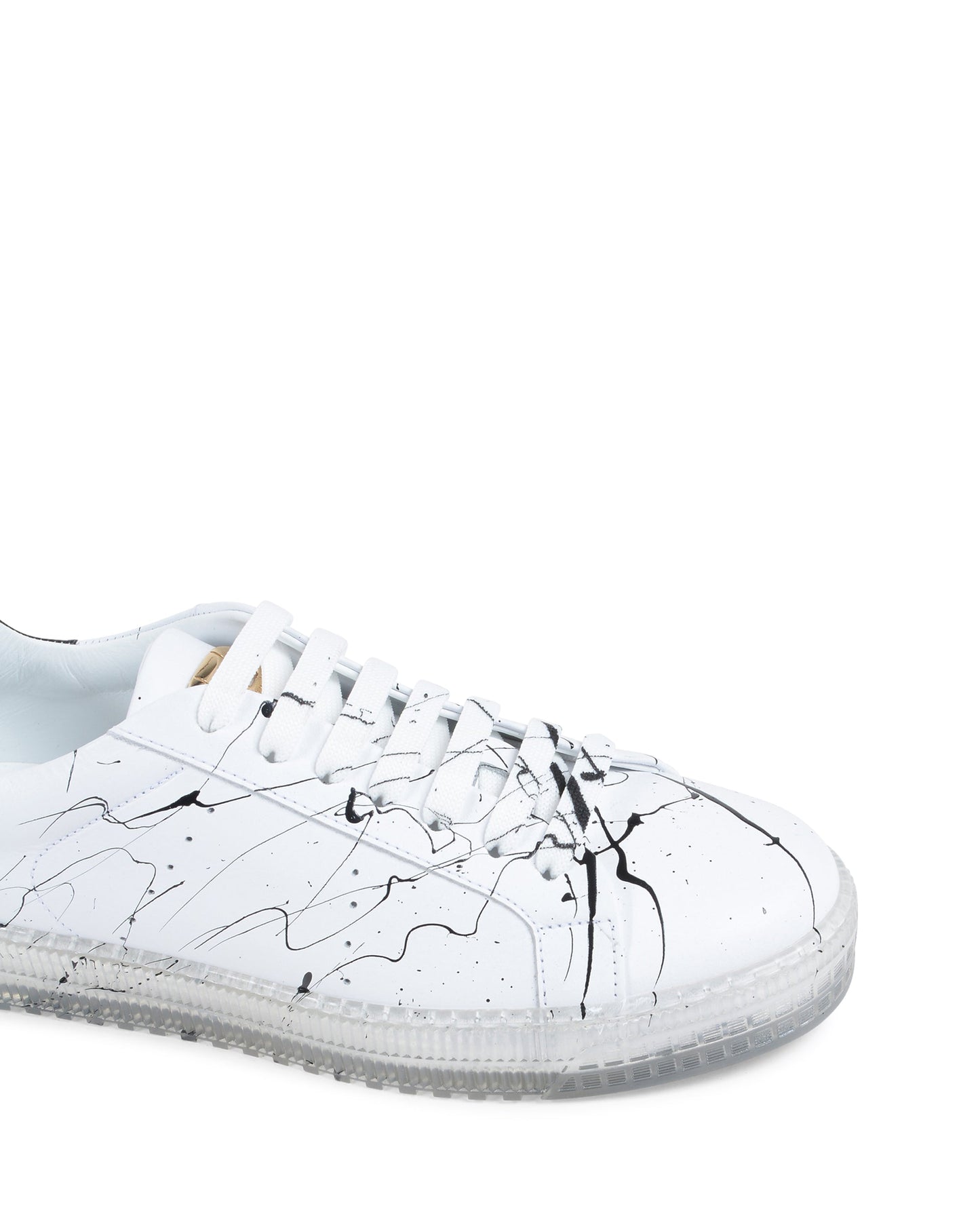 Splatter Sneaker - White Black