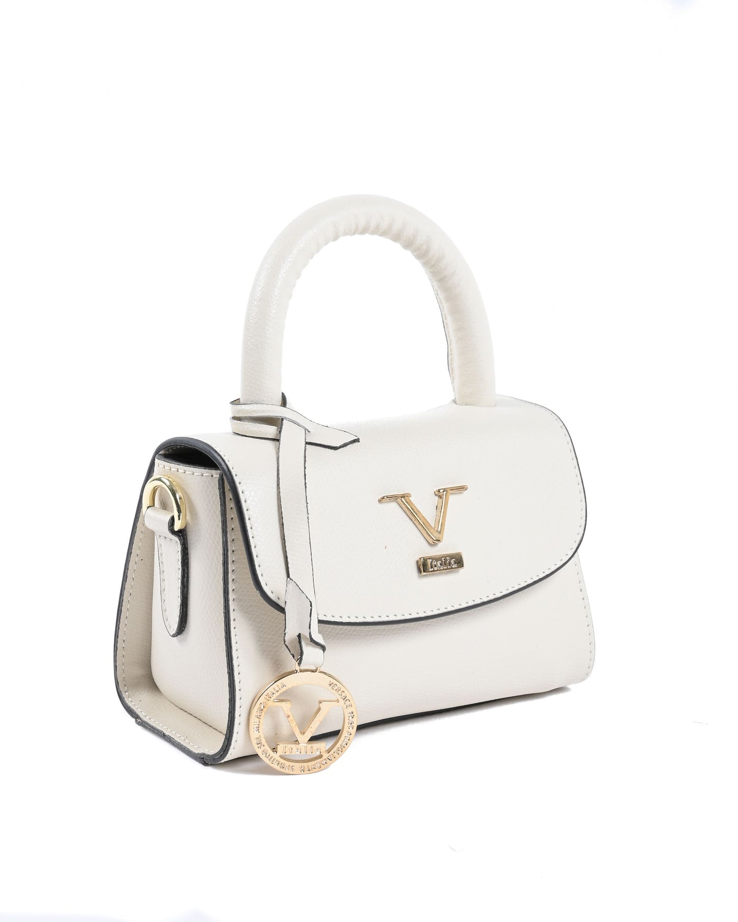 V Italia Womens Mini Bag Cream GAR10V-S PALMELLATO PANNA