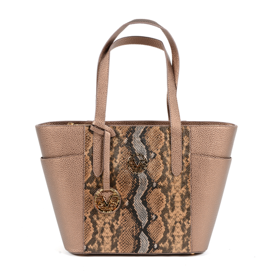 19V69 Italia Womens Handbag Bronze 8005 PYTHON BRONZE