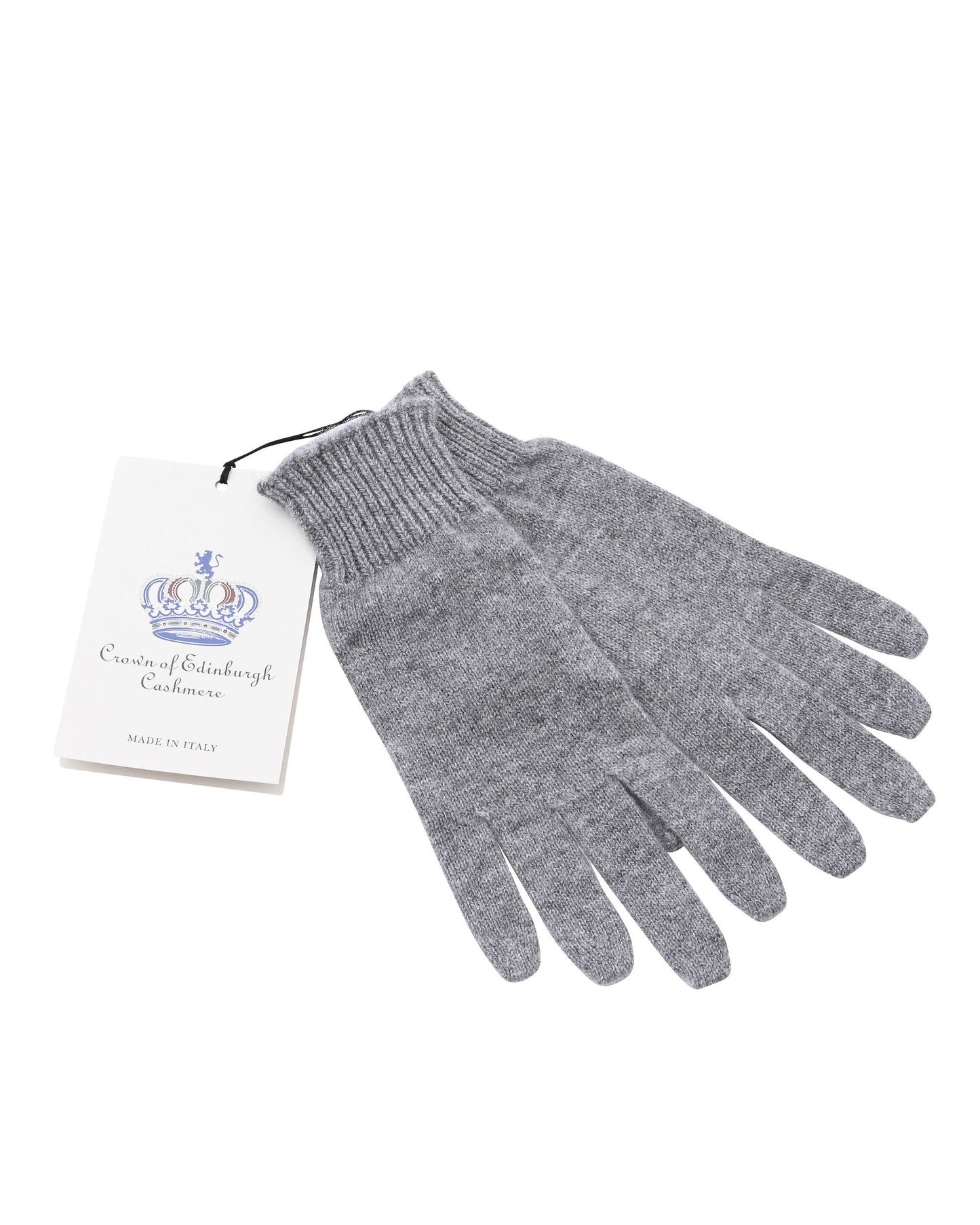 Crown of Edinburgh Cashmere Womens Short Gloves COE 001 SMOG