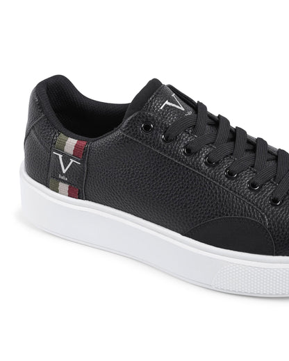 V Italia Mens Sneaker Black SNK 001 M BLACK