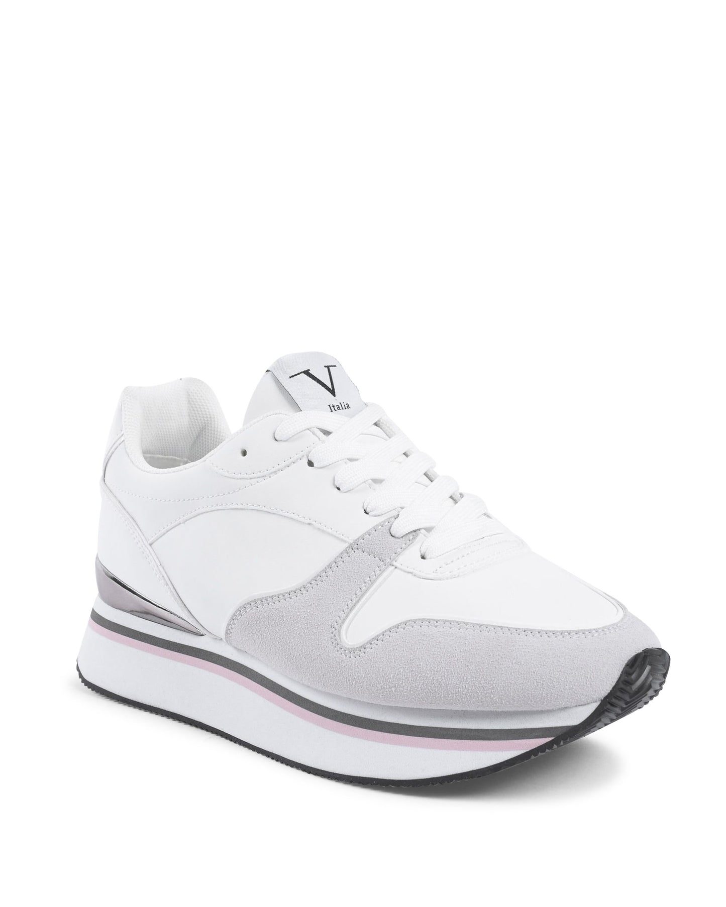 V Italia Womens Sneaker White SNK 003 W WHITE