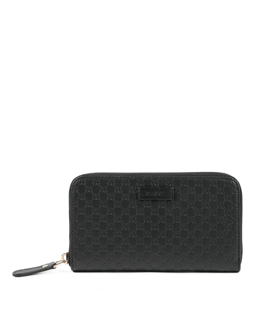 Gucci Guccissima leather zip around wallet 449391 BMJ1G 1000