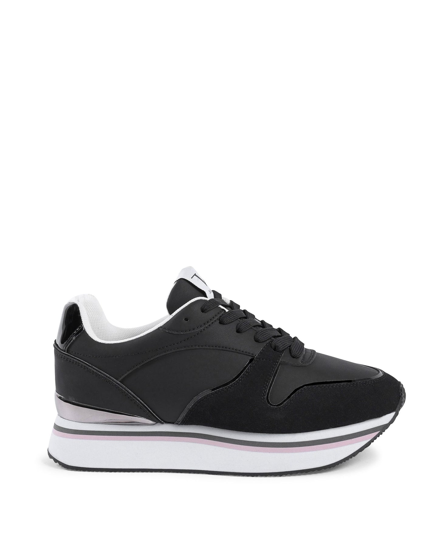 V Italia Womens Sneaker Black SNK 003 W BLACK