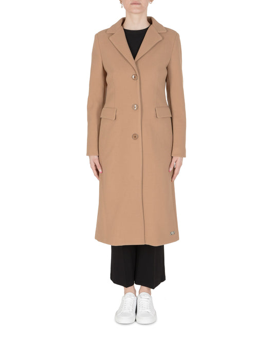 19V69 Italia Womens Coat Camel AMINA CAMEL