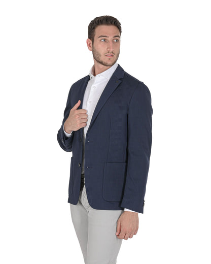 Calvin Klein Mens Blazer Blue K10K103260484