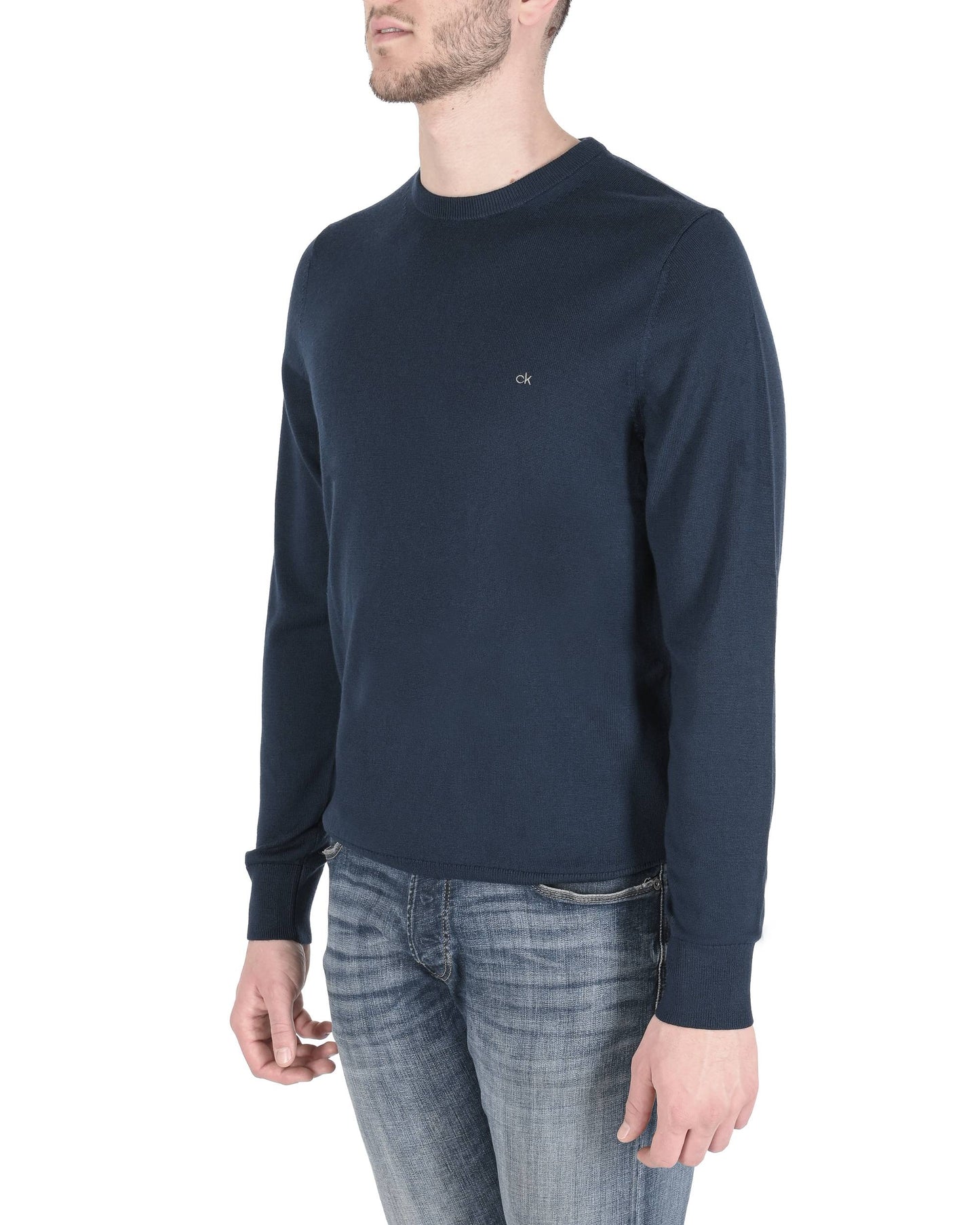 Calvin Klein Mens Pullover Dark Blue K10K102727DW4