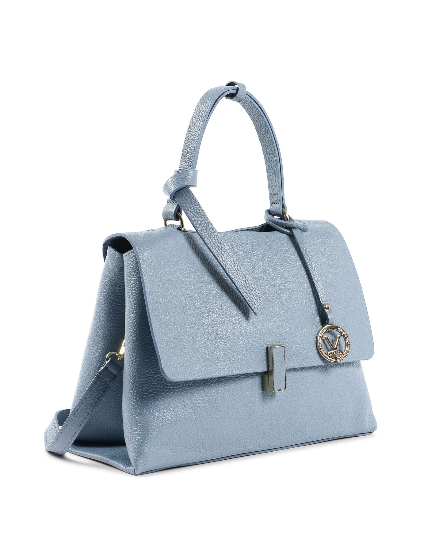 V Italia Womens Handbag 10520 DOLLARO AZZURRO