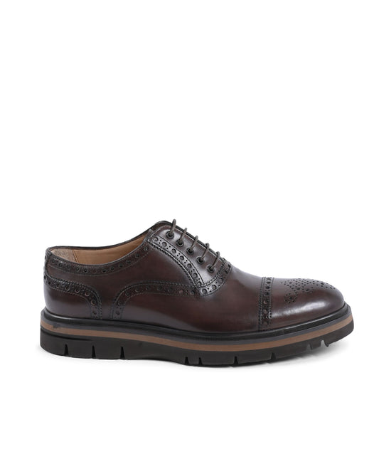 Dee Ocleppo Mens Brogue Shoes  EB130 VITELLO CACAO