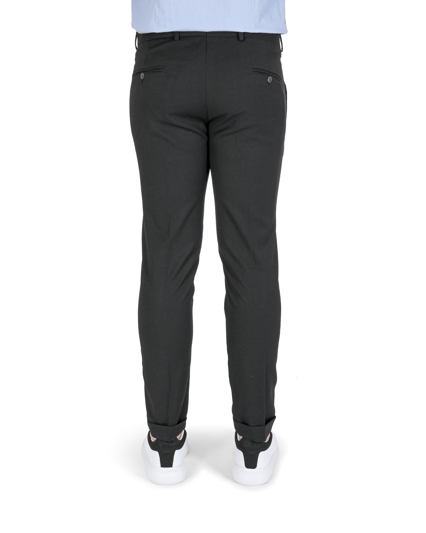 19V69 Italia Mens Trousers ZAC BLACK