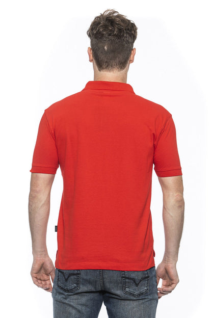 19V69 Italia Mens Polo Red RICAMO RED