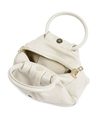 V Italia Womens Mini Bag Off White 10311 DOLLARO LATTE