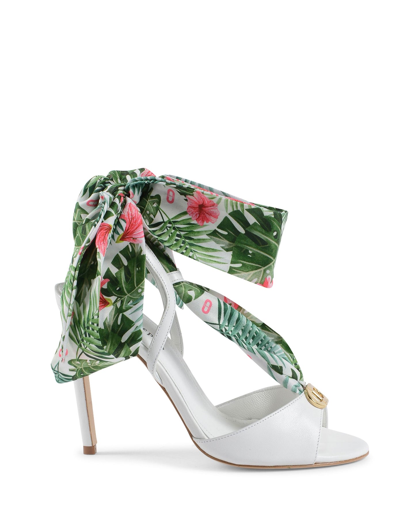 Evelyn Silk Printed Heel