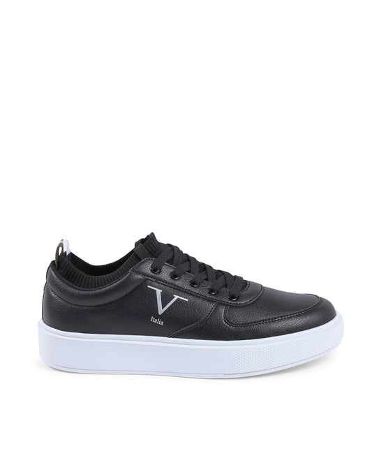 V Italia Mens Sneaker Black SNK 002 M BLACK