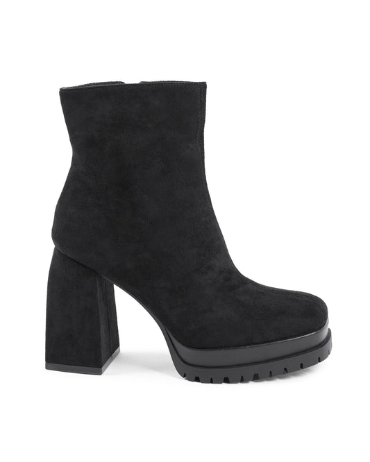 19V69 Italia Womens Ankle Boot Black X712 NERO