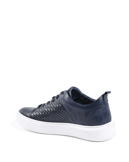 19V69 Italia Mens Sneaker Navy Blue YO JZD18-1LB NAVY