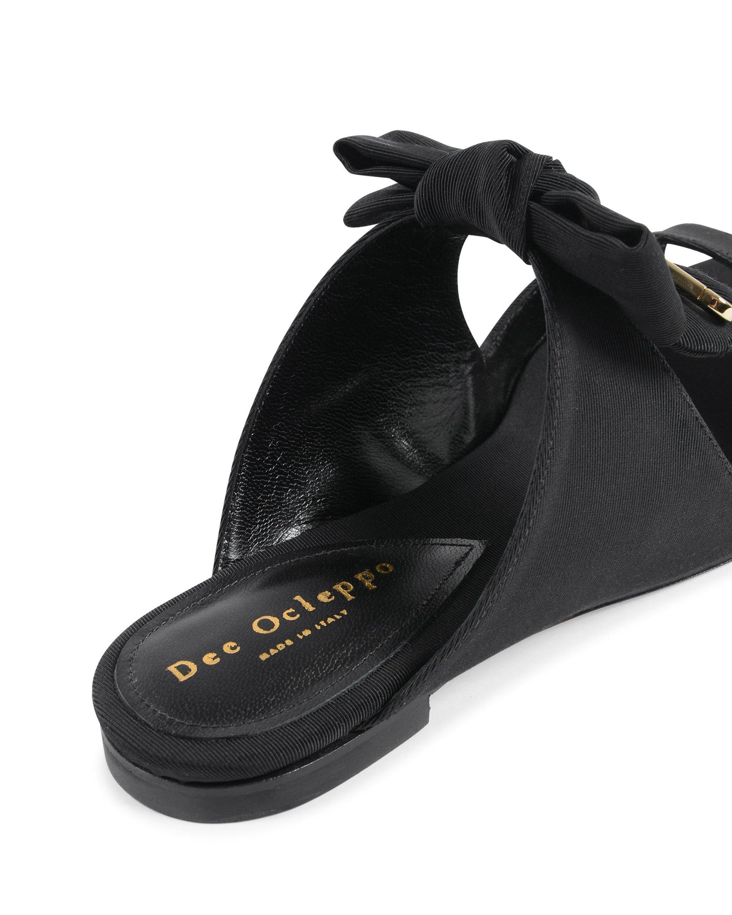 Helen Flat Sandal - Black