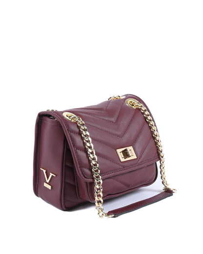 V Italia Womens Handbag 10507 SAUVAGE BORDEAUX