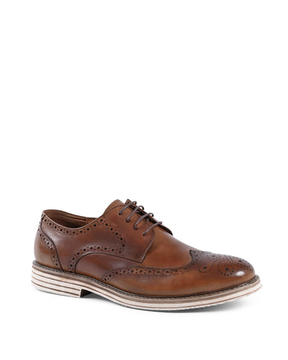 19V69 Italia Mens Classic Shoes Brown YO M949C8-26 TABACCO