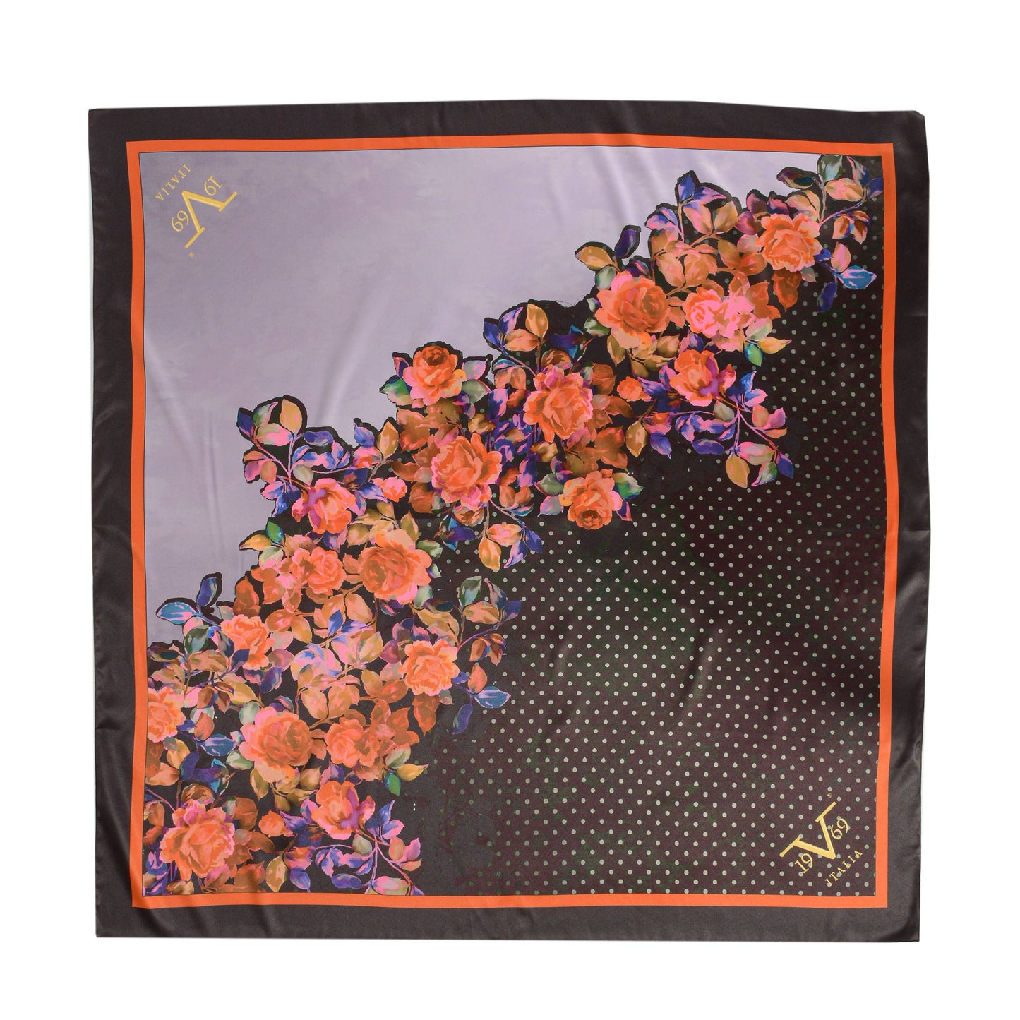 19V69 Italia Womens Foulard Multicolor FLOWER V03