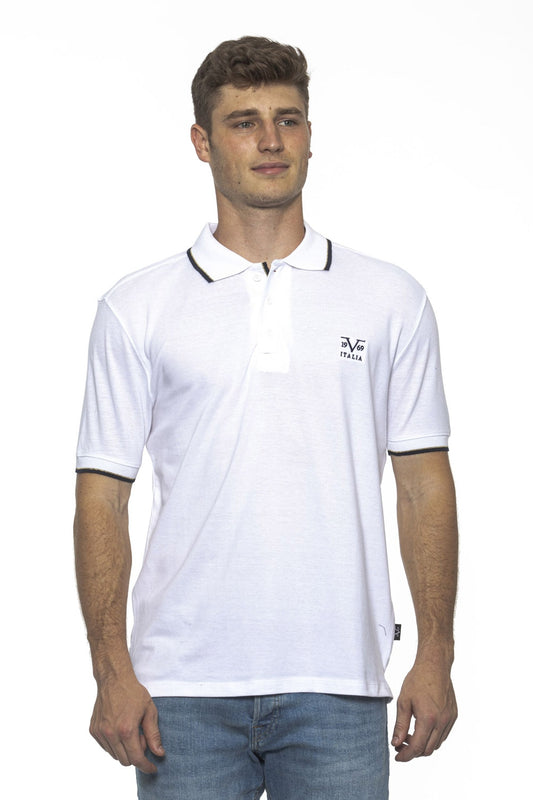 19V69 Italia Mens Polo White COSTINA WHITE