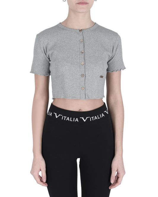 19V69 Italia Womens Top ALISIA GREY