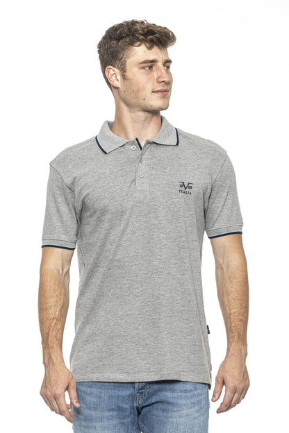 19V69 Italia Mens Polo Grey COSTINA GREY