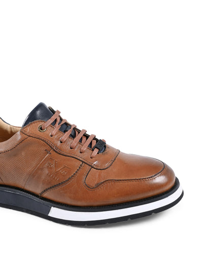 19V69 Italia Mens Sneaker Brown YO Y375-A3 TABACCO