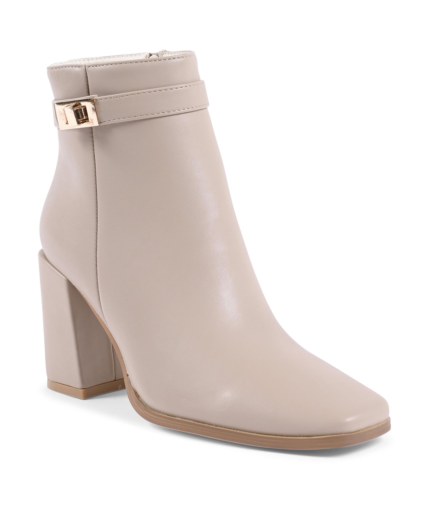 19V69 Italia Womens Ankle Boot Beige X730 BEIGE