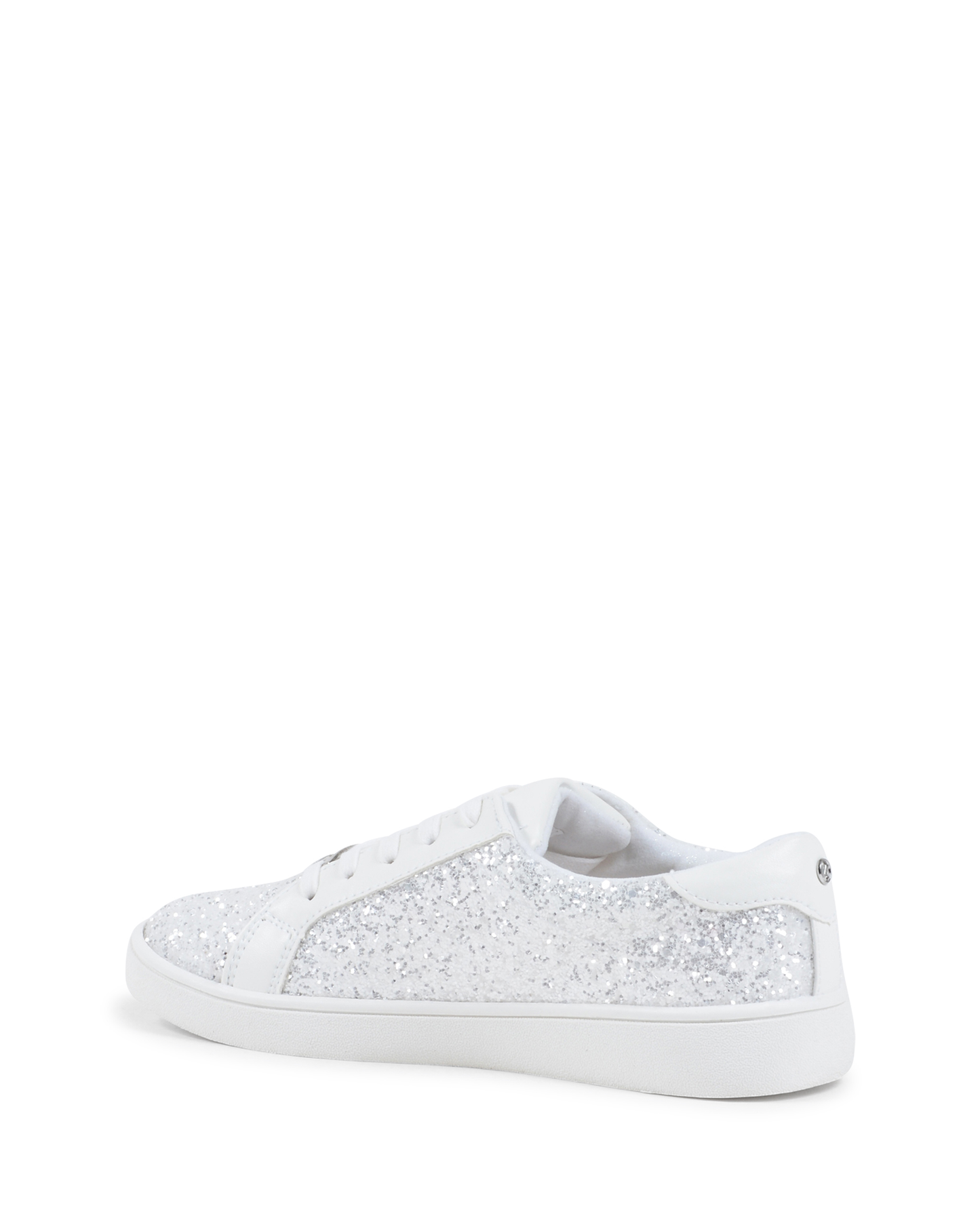 Michael Kors Girls Sneaker White ZIA IVY ACE WHITE GLITTER