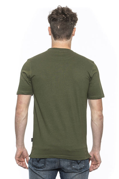 19V69 Italia Mens T-Shirt Green IVAN OLIVE