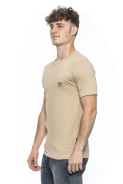 19V69 Italia Mens T-Shirt Beige ERIC BEIGE