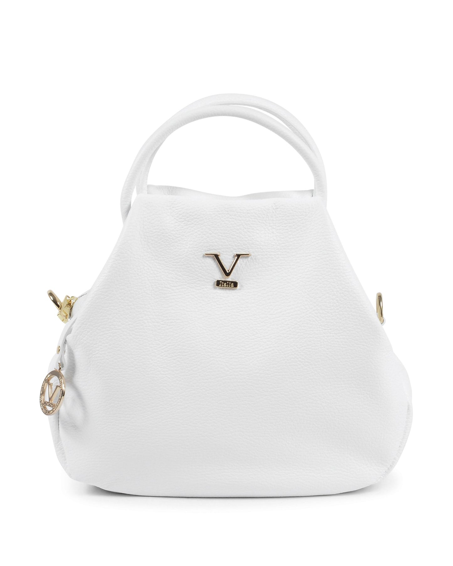 19V69 Italia Womens Handbag White V10312 52 DOLLARO BIANCO