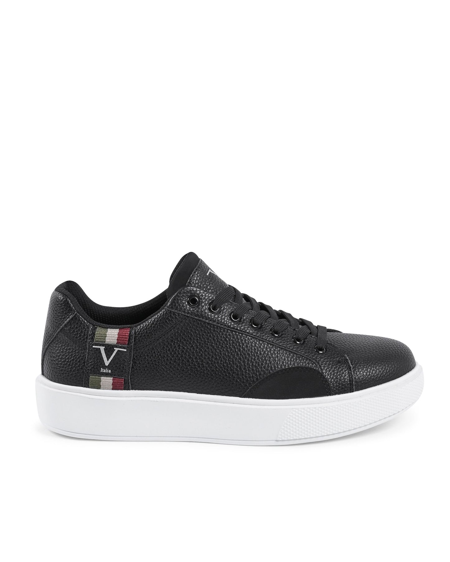 V Italia Mens Sneaker Black SNK 001 M BLACK