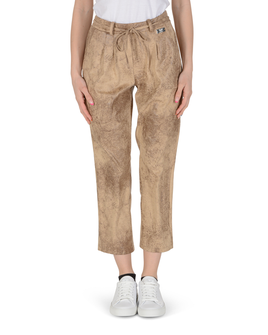 19V69 Italia Womens Trousers Beige BRUNA BEIGE