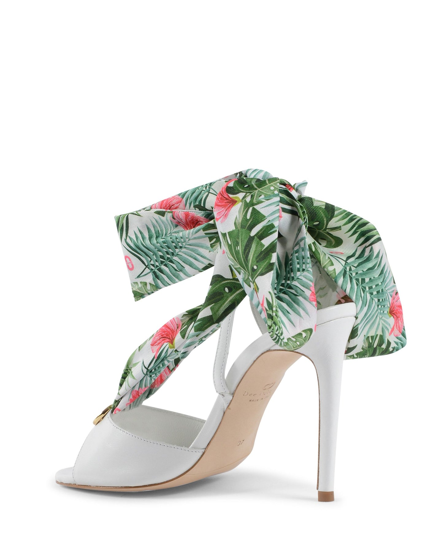 Evelyn Silk Printed Heel