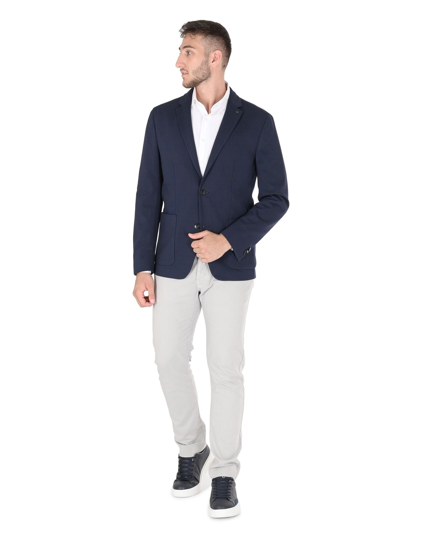 Calvin Klein Mens Blazer Blue K10K103260484