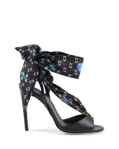 Evelyn Silk Printed Heel