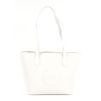 V Italia Womens Handbag White 3301 WHITE