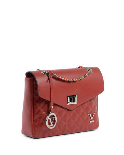 V Italia Womens Handbag Dark Red V024-S SAUVAGE ROSSO INVERNALE