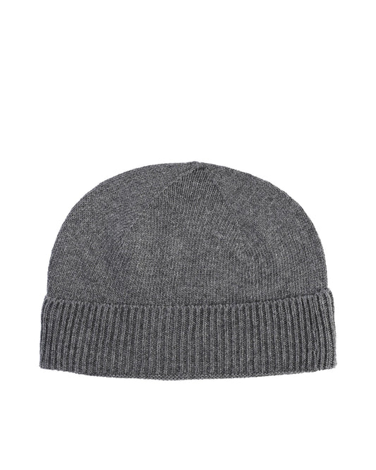 Crown of Edinburgh Cashmere Womens Classic Beanie COE 004 GREY